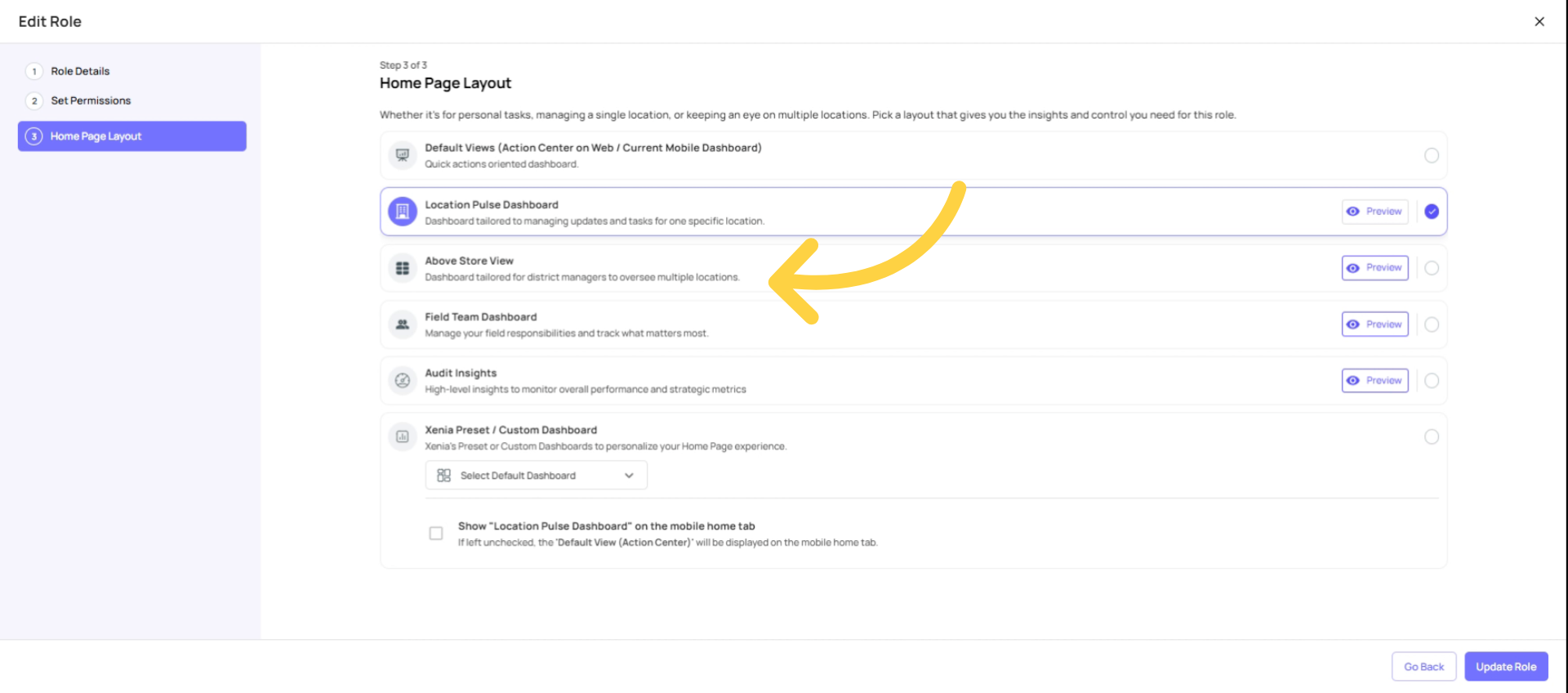 Above Store View Purpose