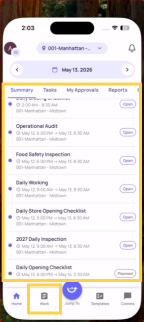 Filter Tasks by Location