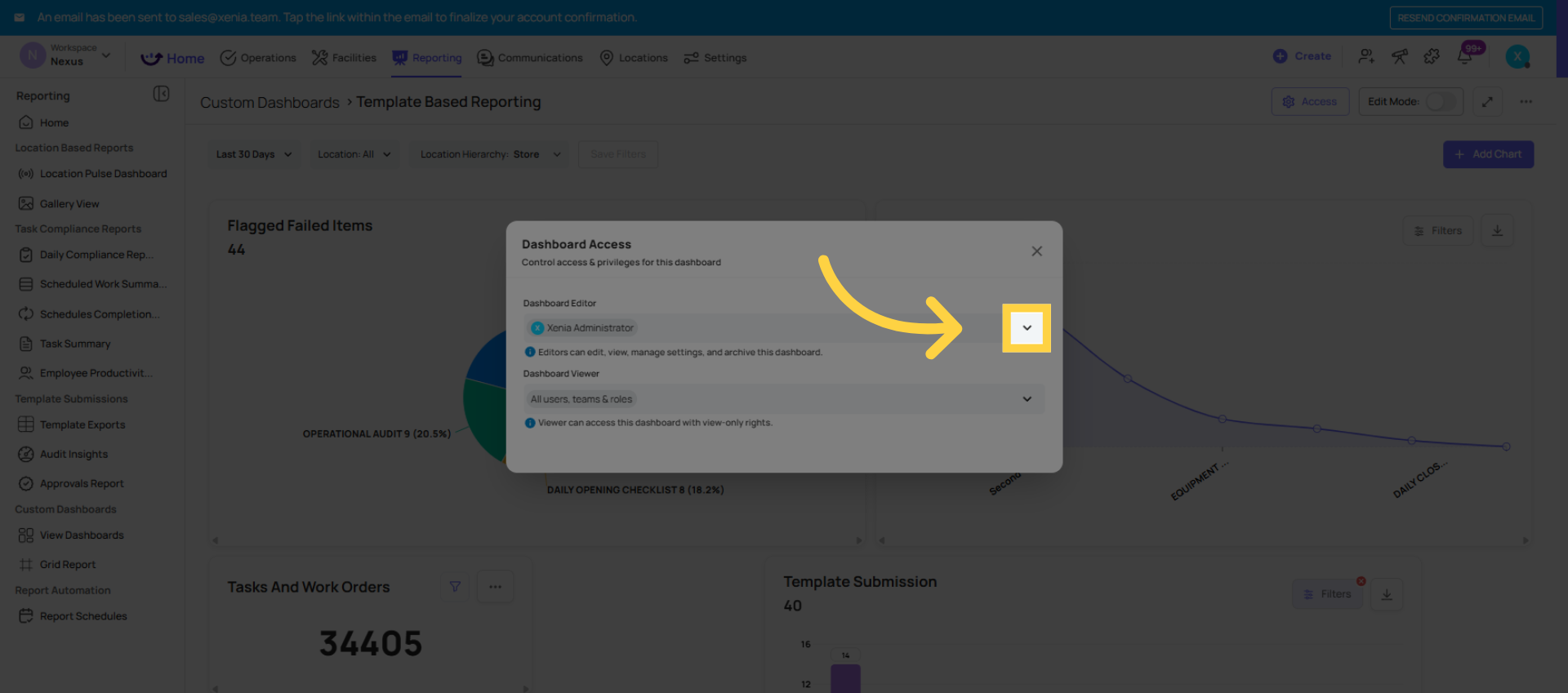 Open Sharing Options