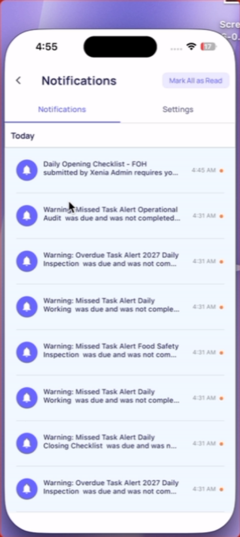Review and Approve Checklist