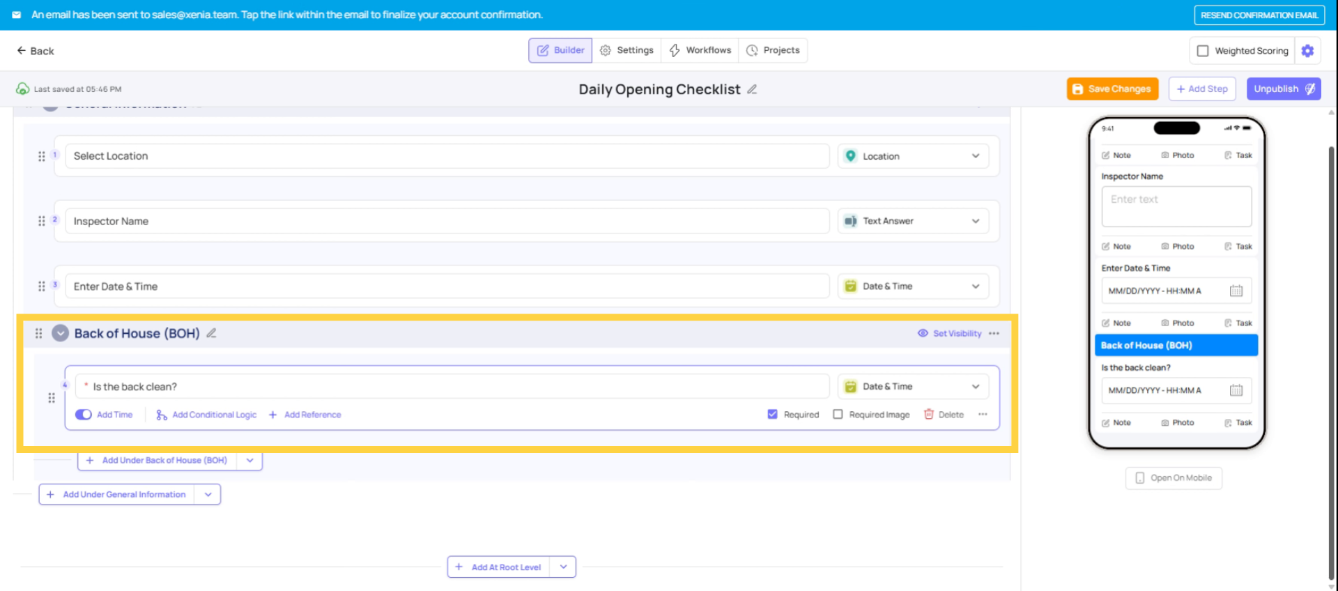Use Date and Time Step