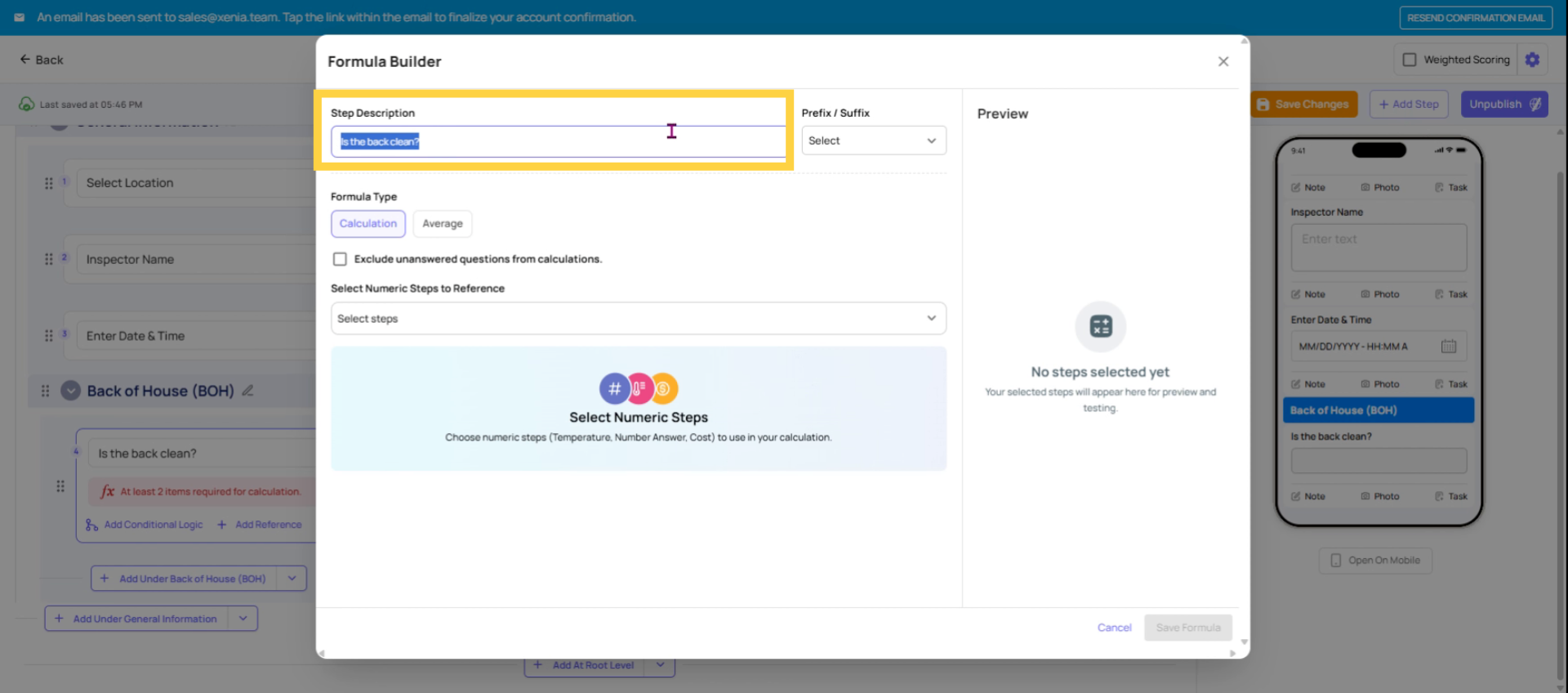 Enter Step Description