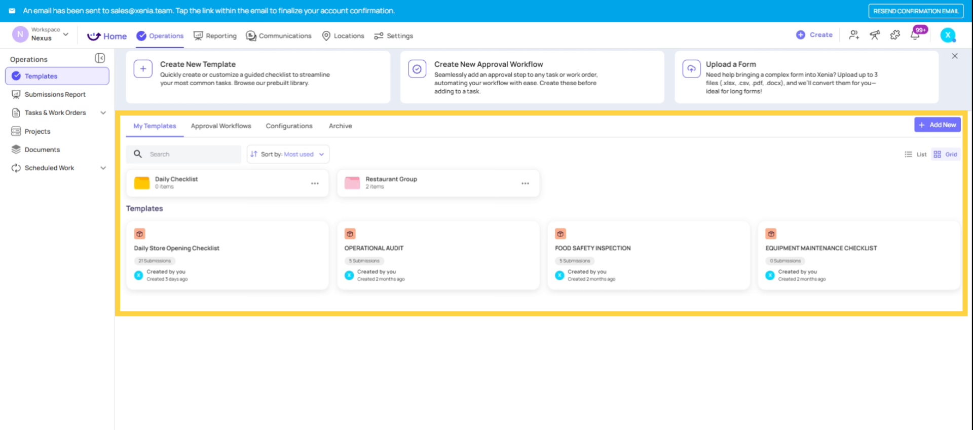 Explore Template Use Cases