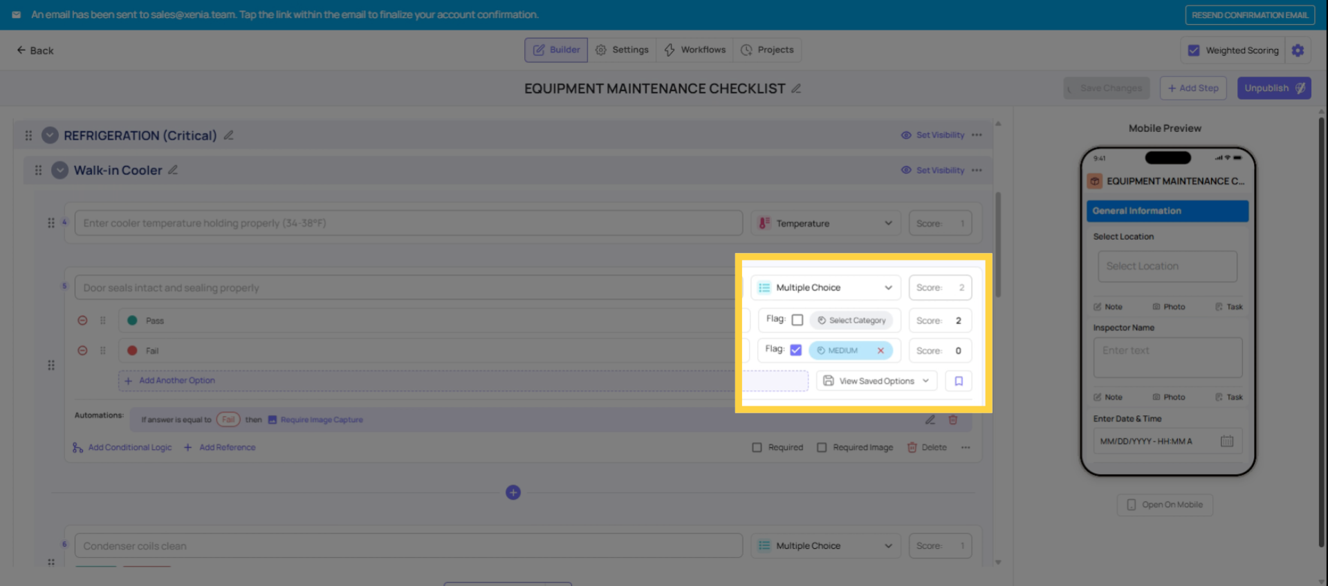 Set Points For Compliance Status