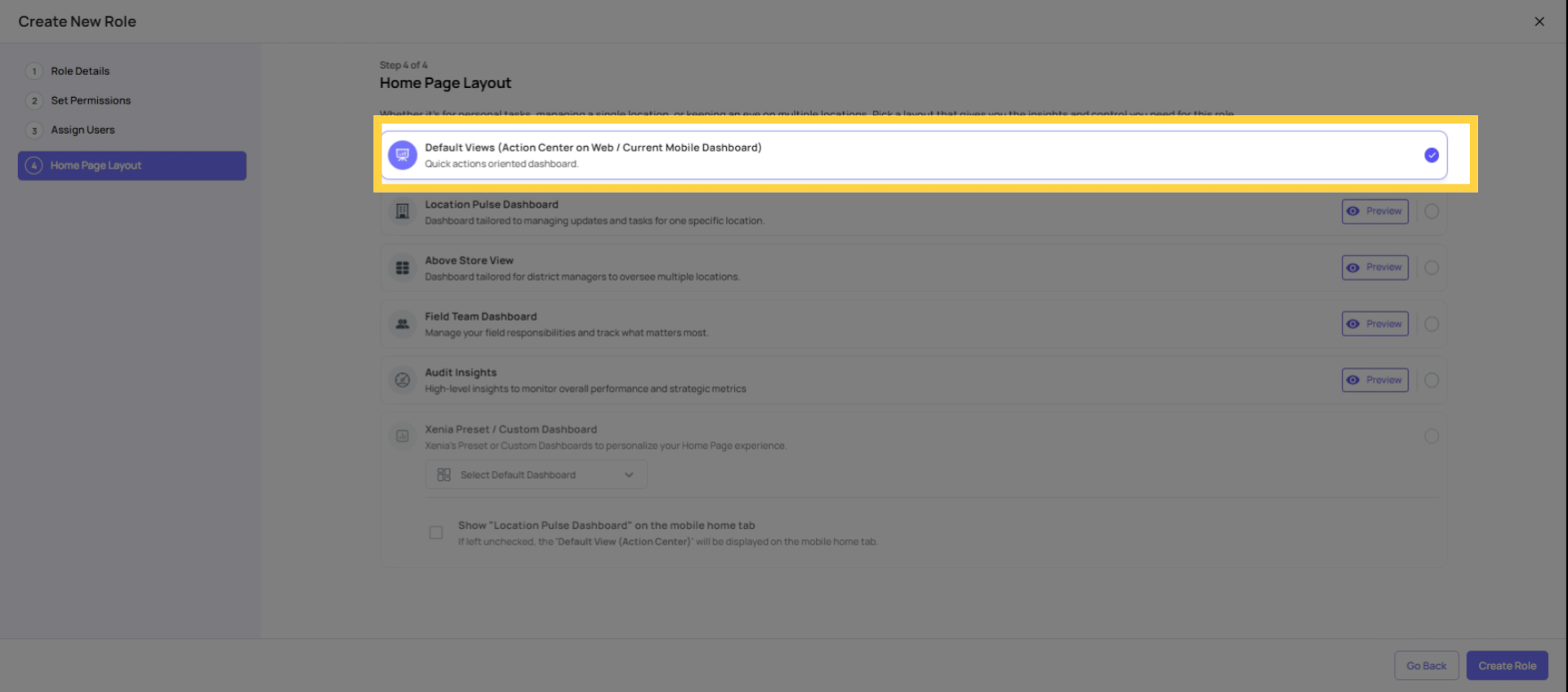 Setup Homepage Layout 