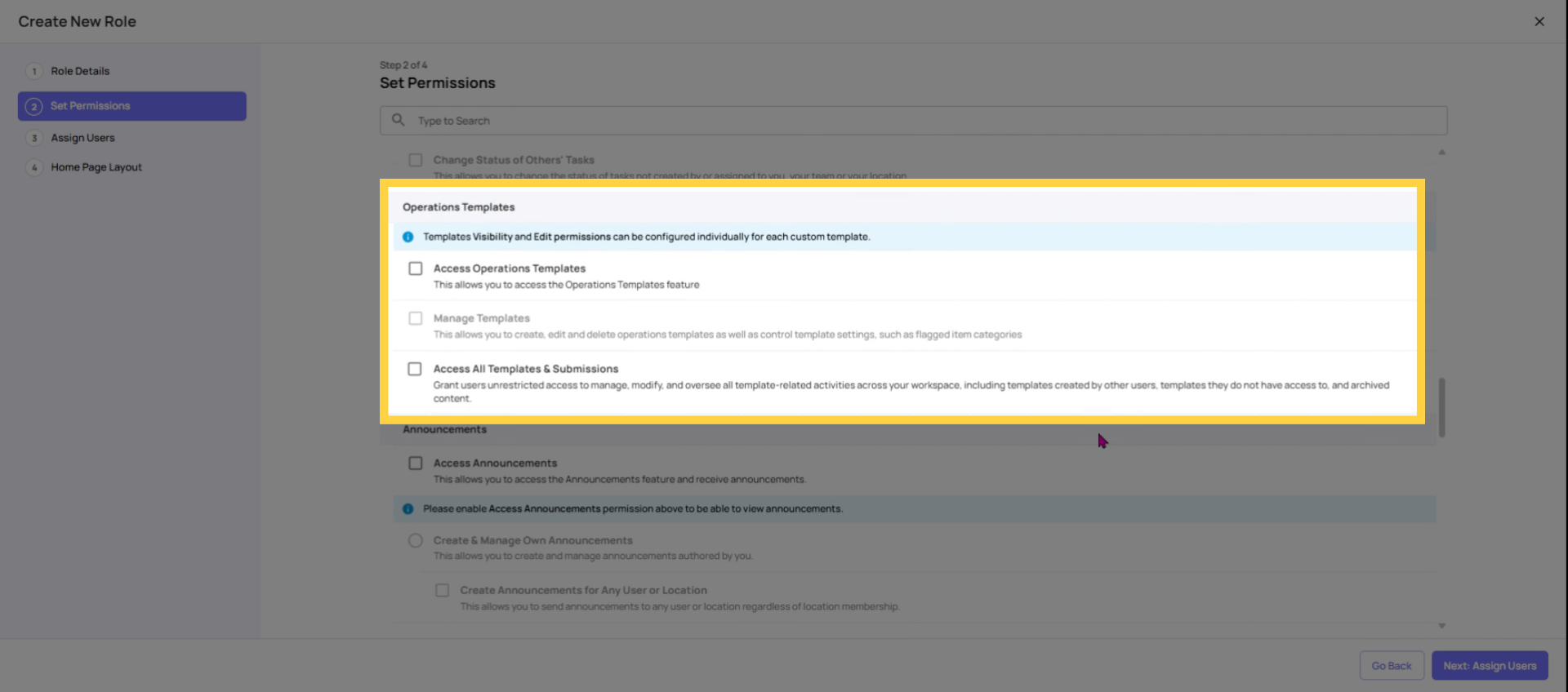 Setup HR Manager Role 