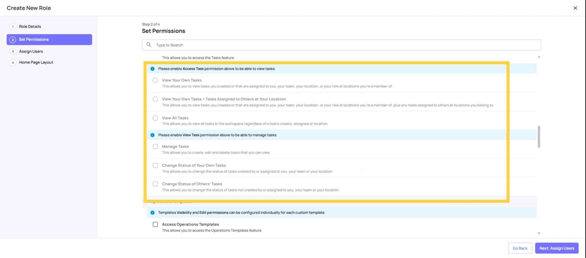 Disable Admin Controls For HR
