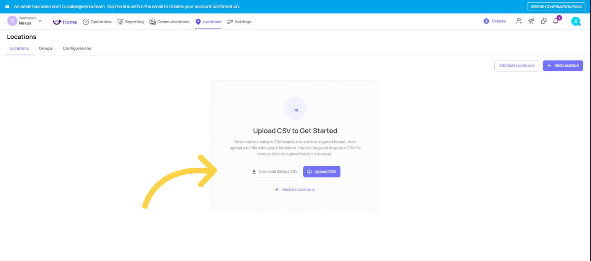 Download CSV Template