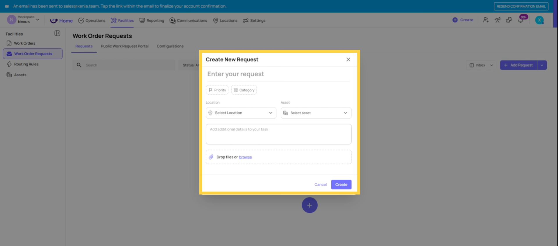 Initiate Work Order Requests