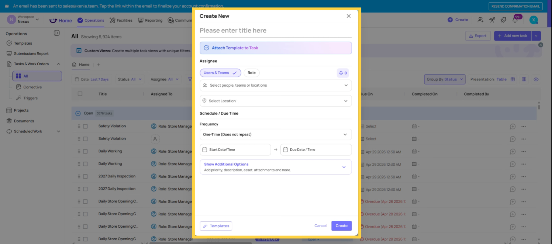 Define Tasks and Examples