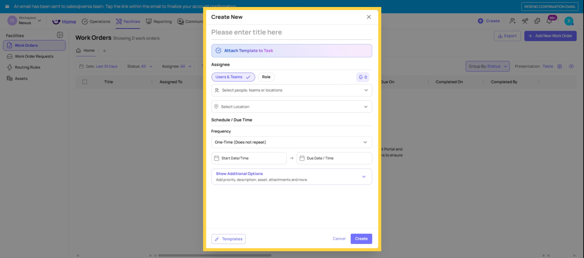 Identify Work Order Characteristics