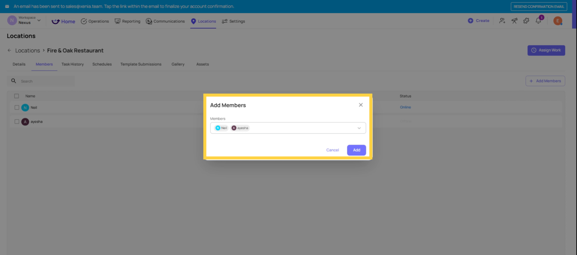 Set Up New Store and Select Members