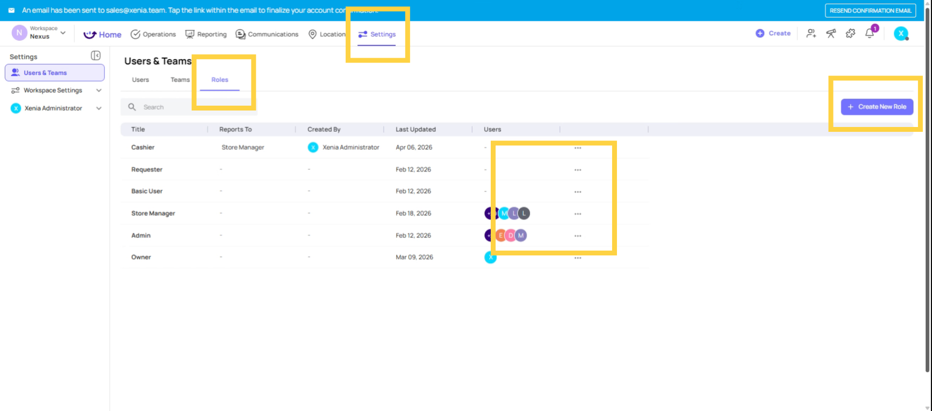 Create or Duplicate Roles