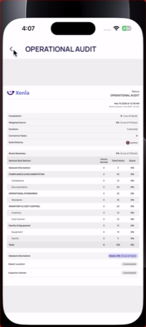 Review Corrective Tasks and Reports