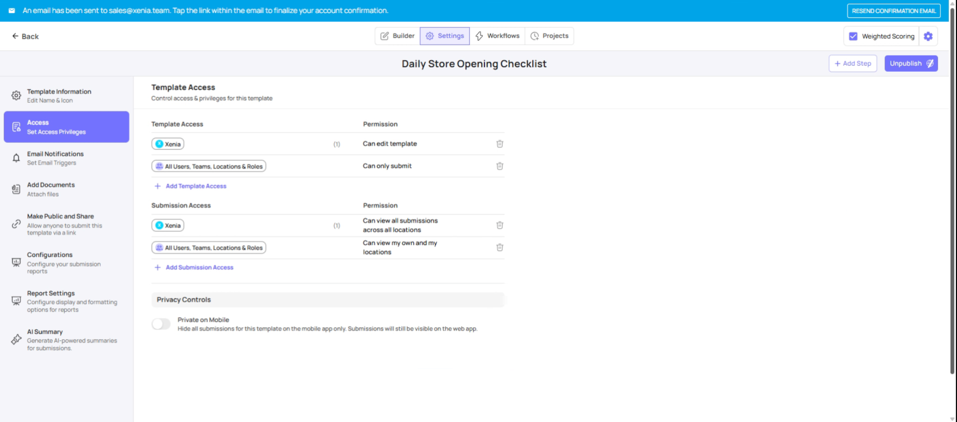 Configure Role-Based Submission Access