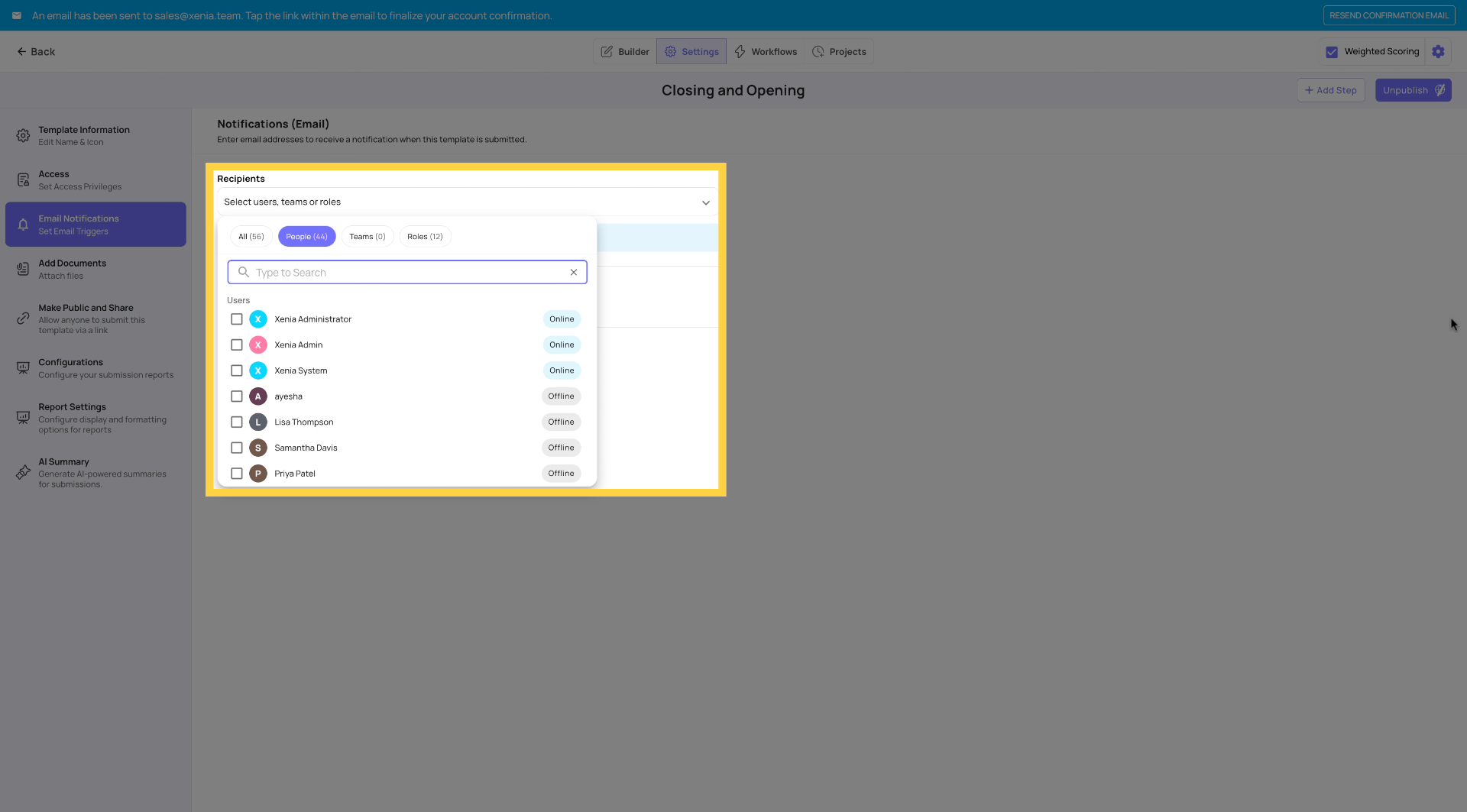 Set User Submission Access