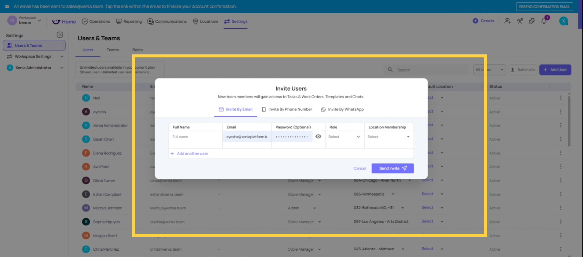 Add Stores To District Membership