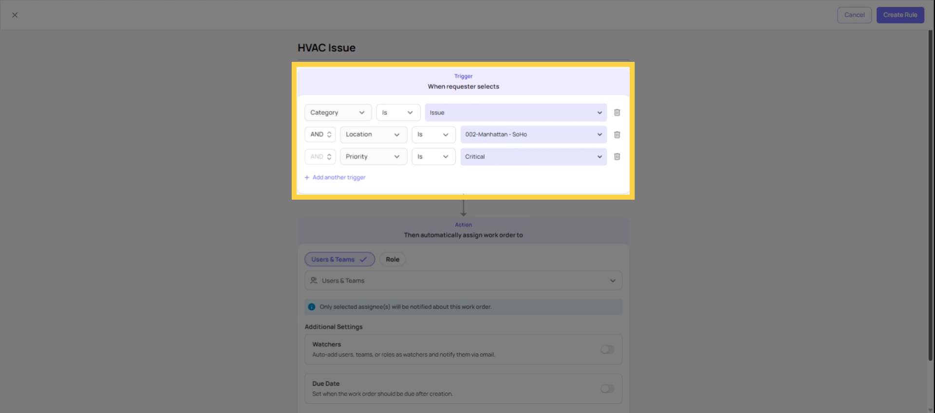 Configure Automatic Rule Activation