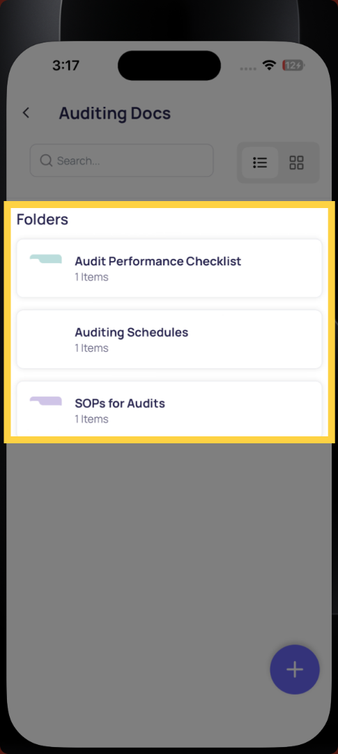 Select Document Folder
