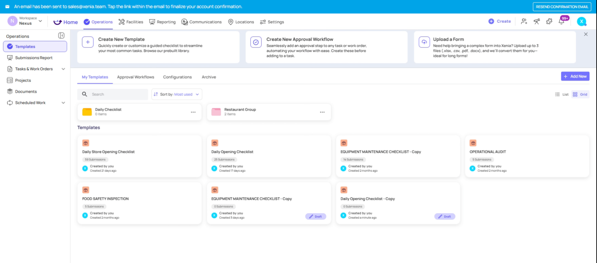 Verify Workflow After Duplication