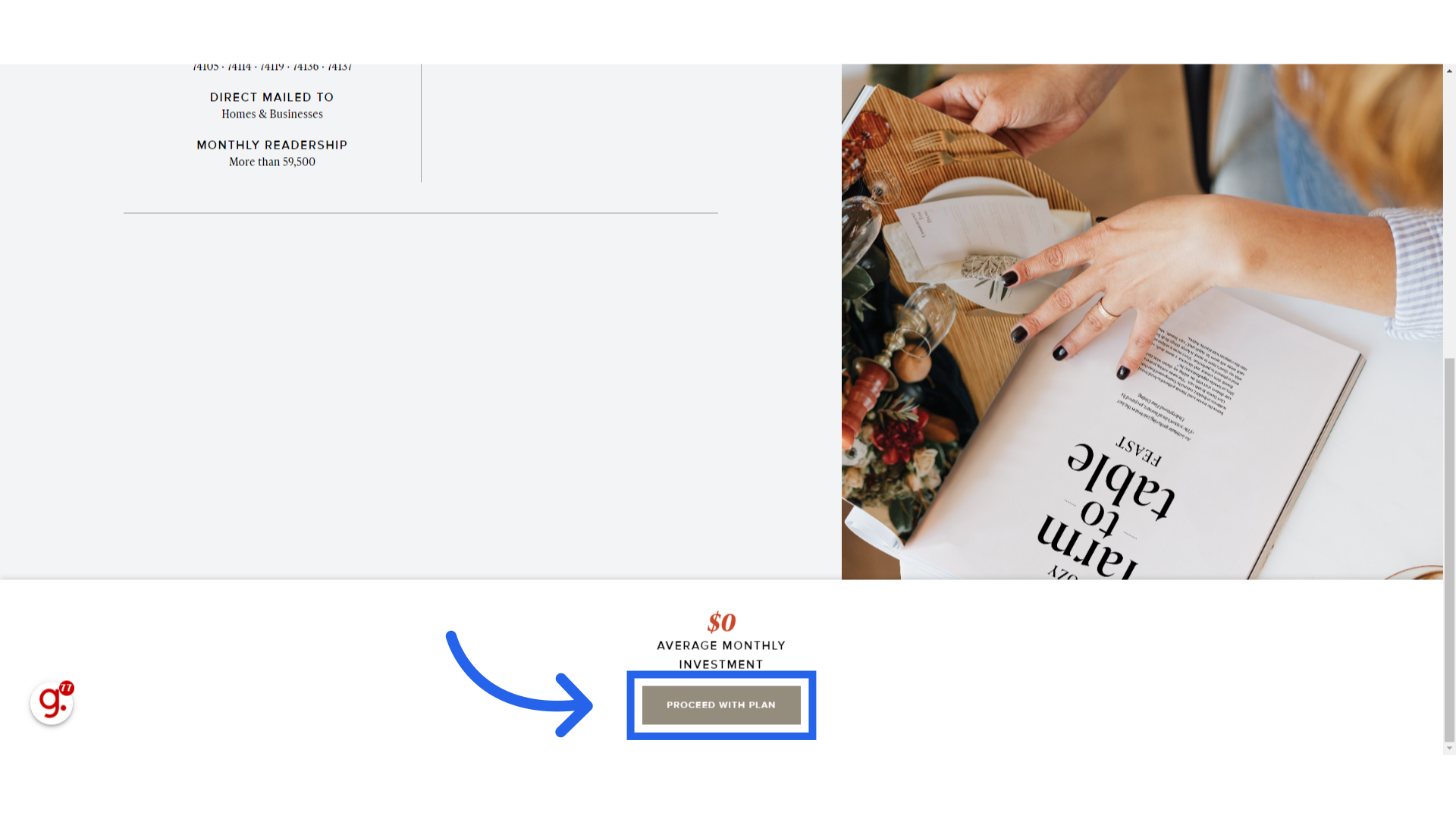 Click 'Proceed with Plan'