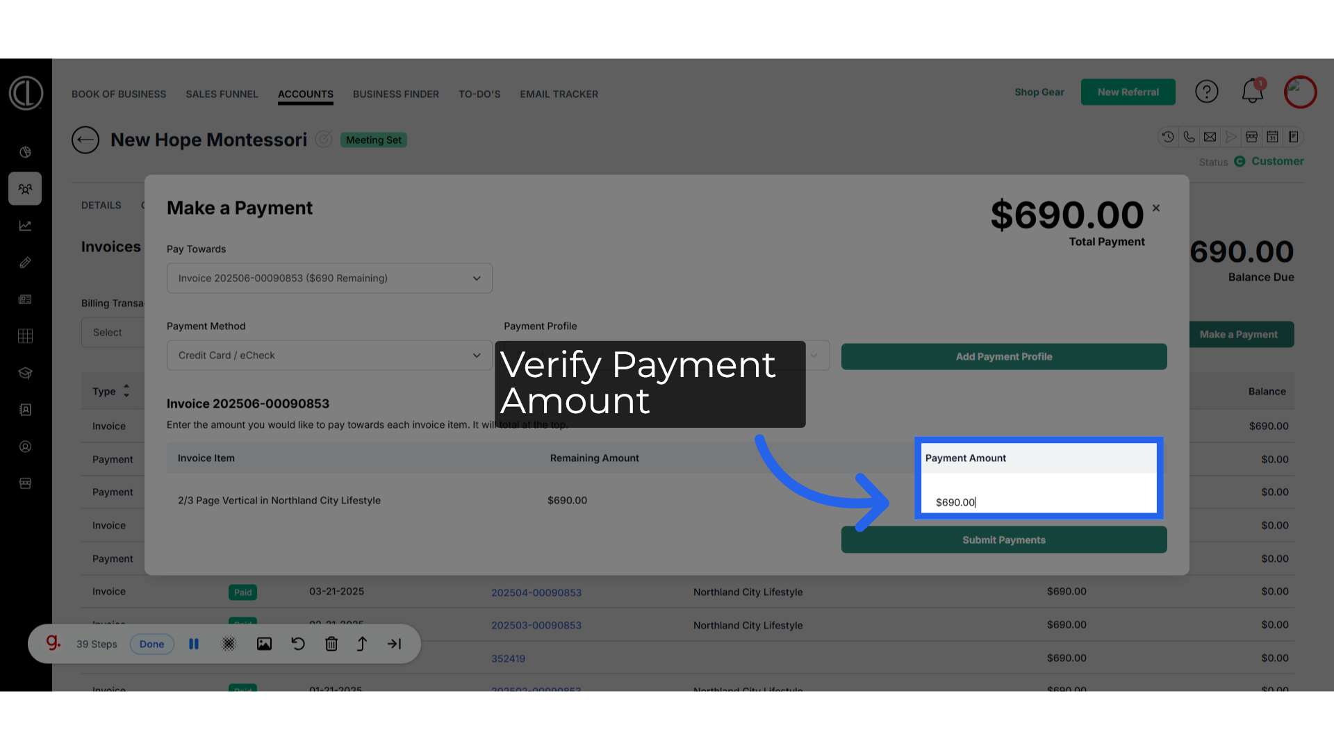 Payment Amount