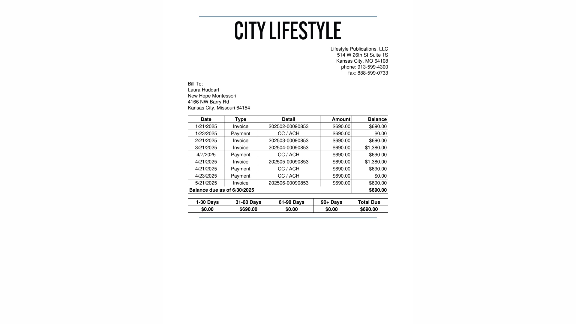 Account Statement PDF
