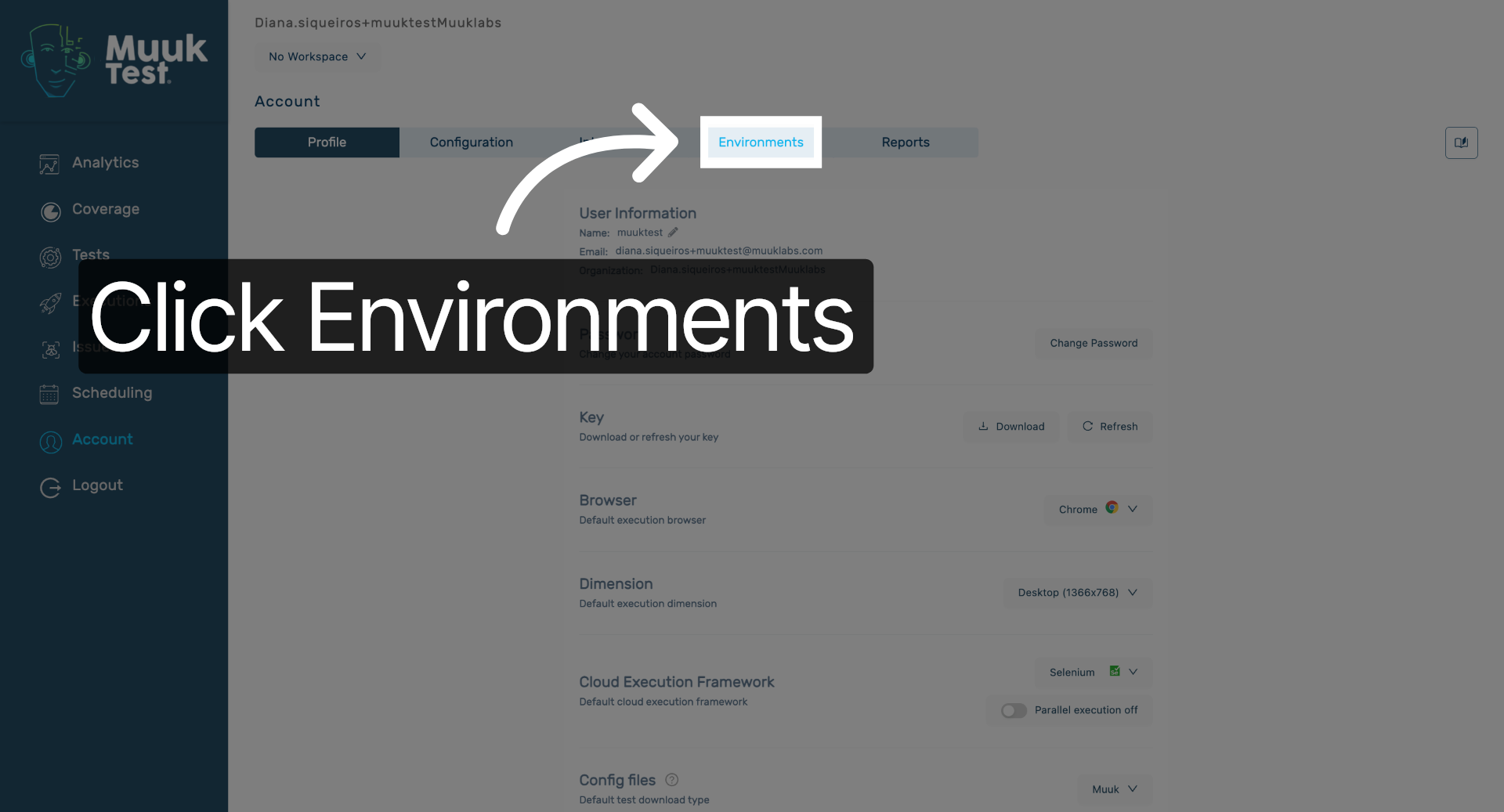 Access Environments Section