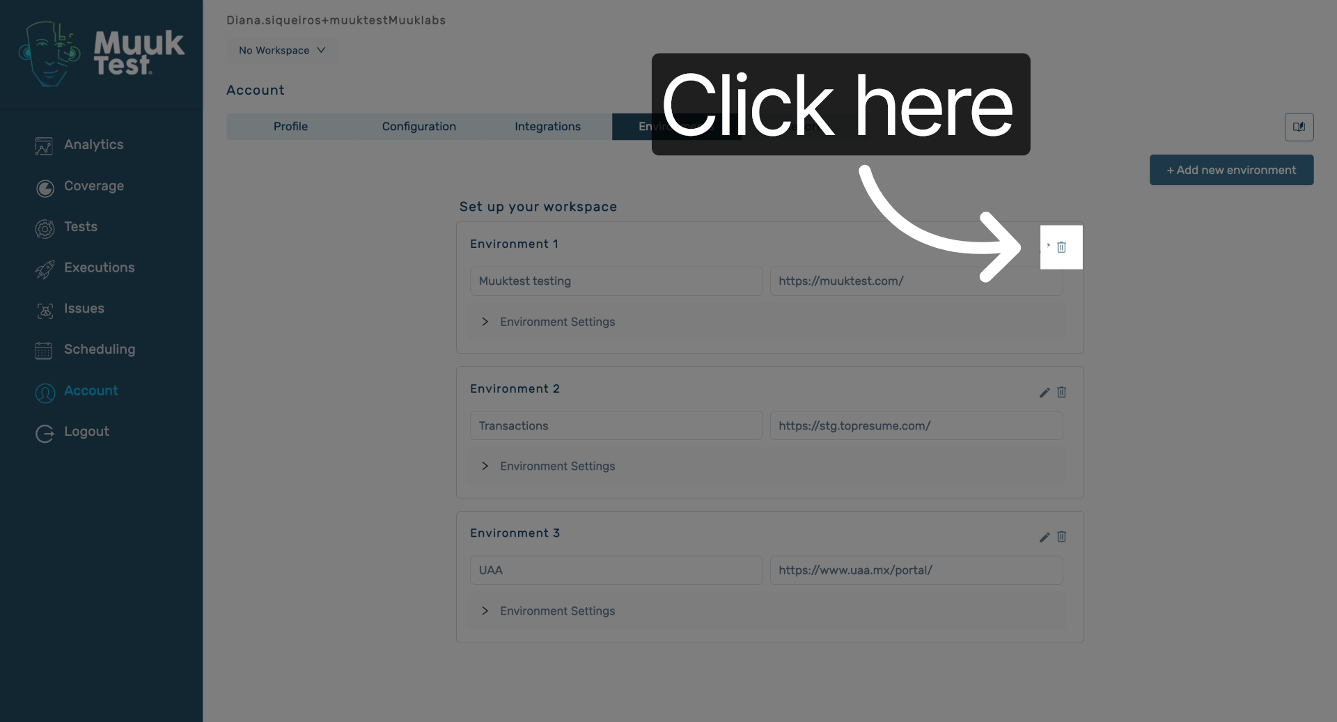 Open Deletion Confirmation