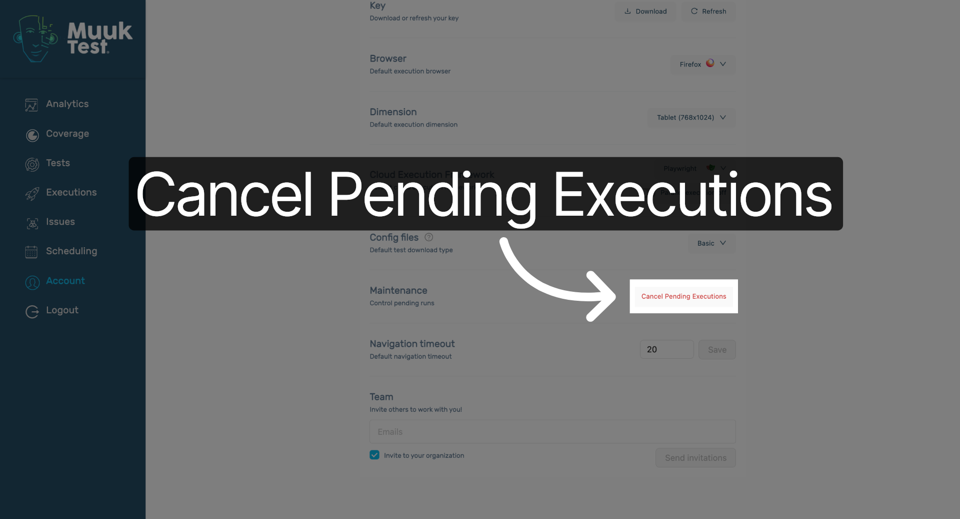 Initiate Cancellation Process