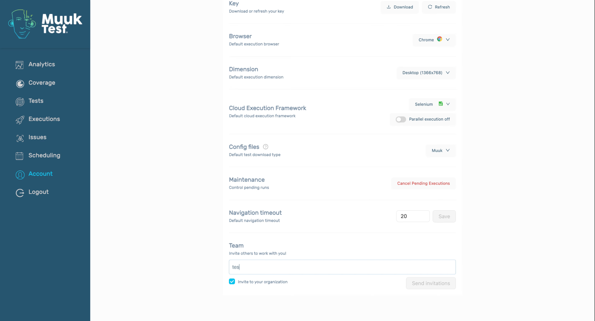 Enter Team Member Email