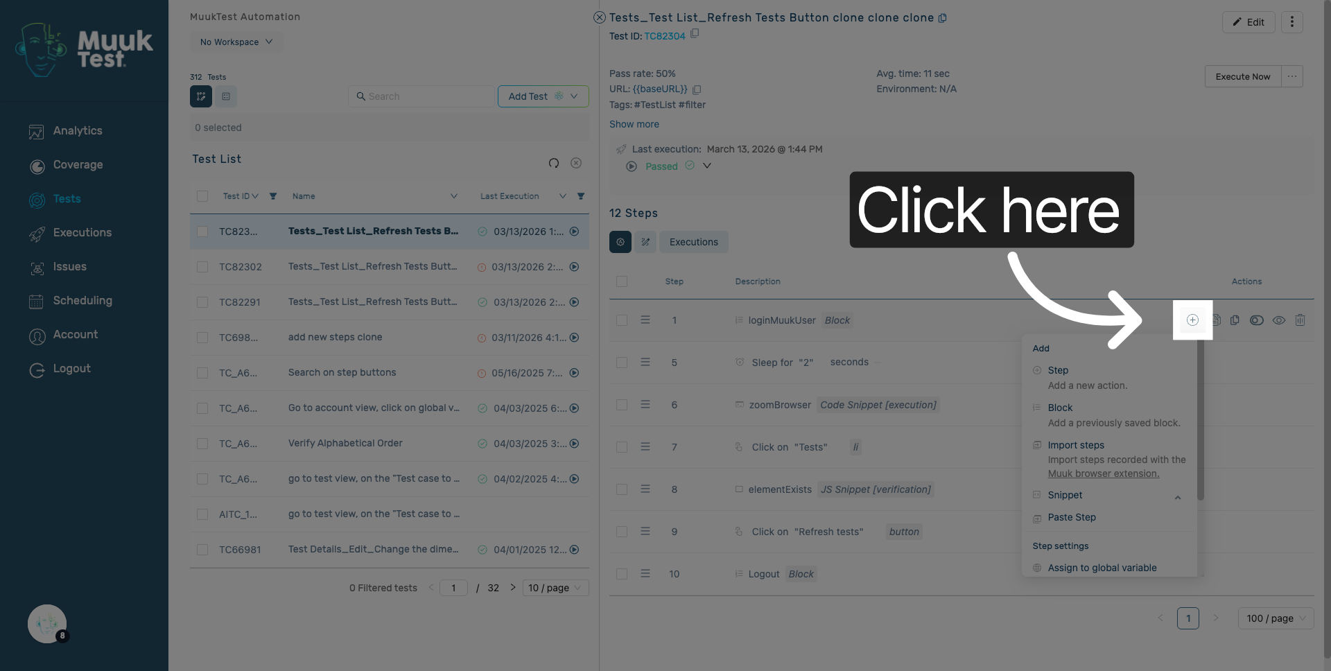 Access Favorites Options