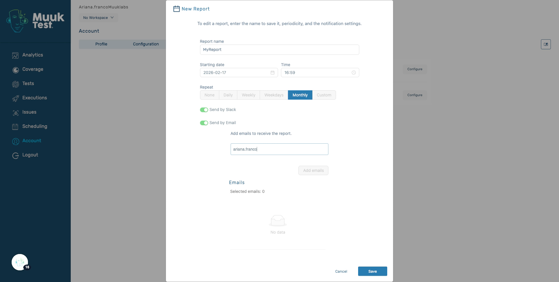 Enter Recipient Email