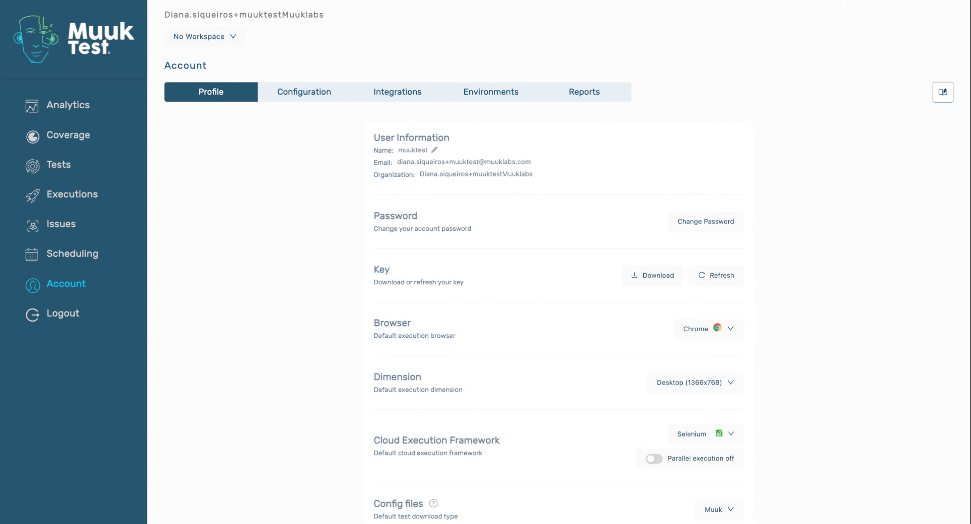 Navigate To Environment Setup
