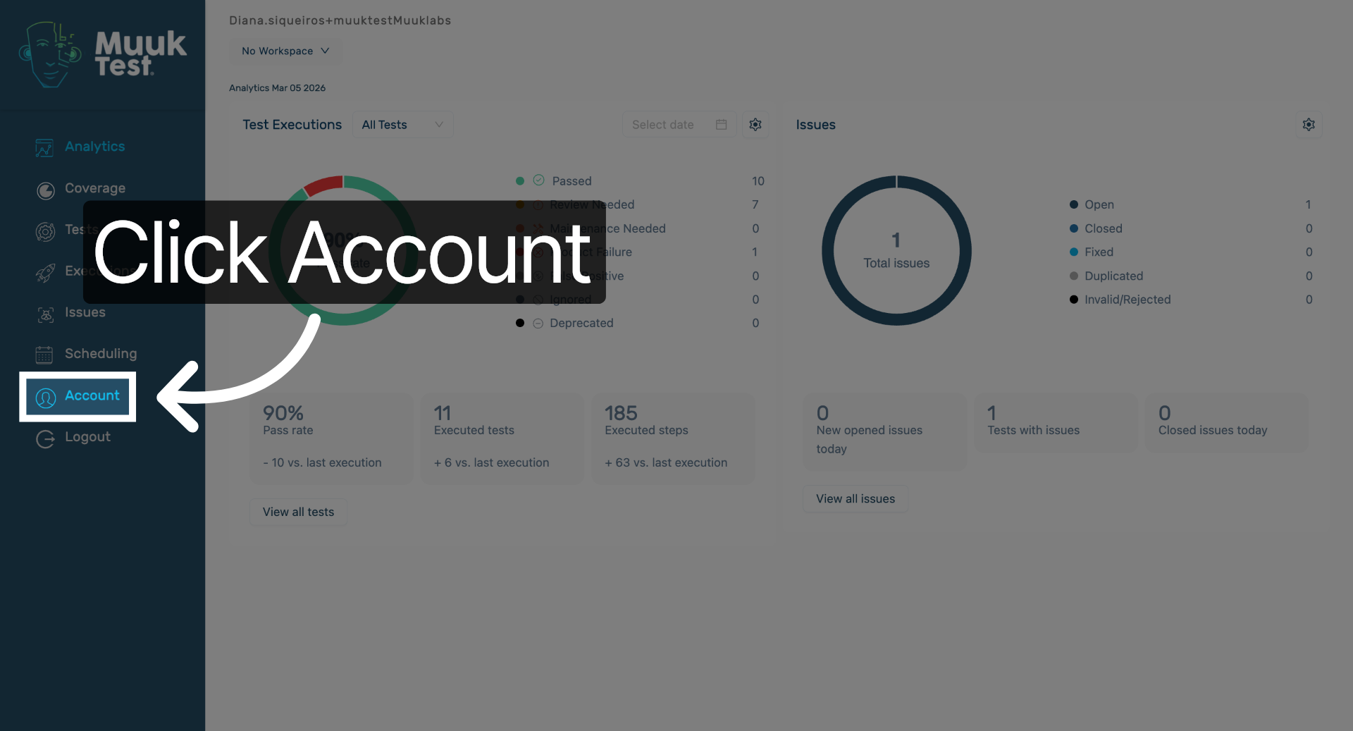 Access Account Settings
