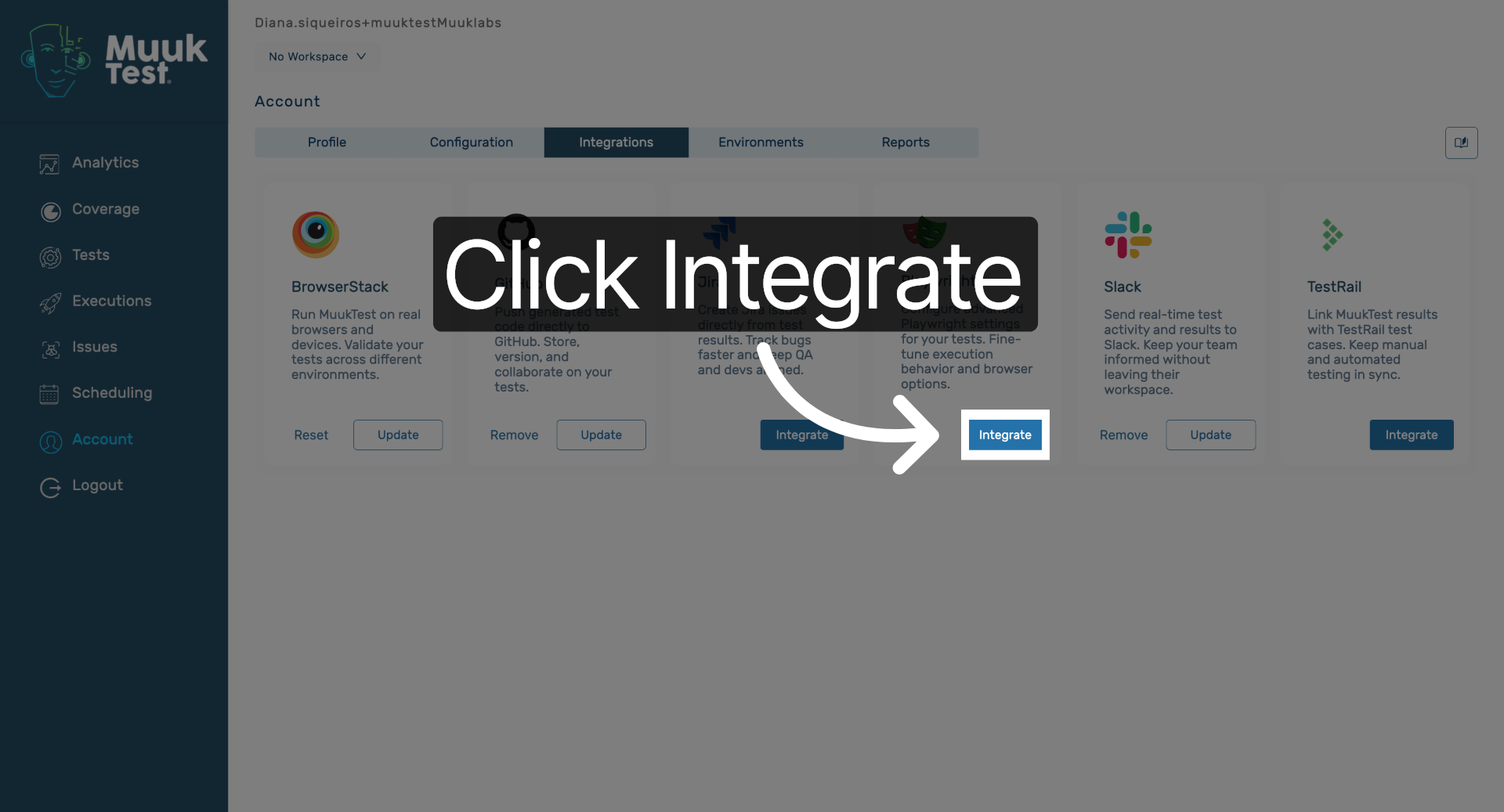 Start Integration Process