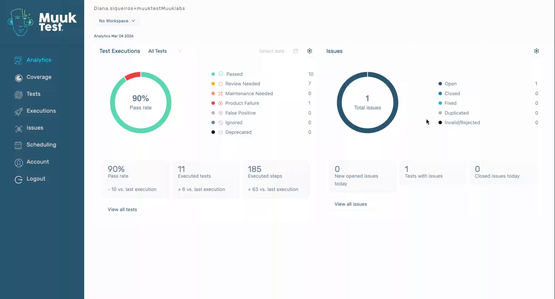 Navigate To Status Report