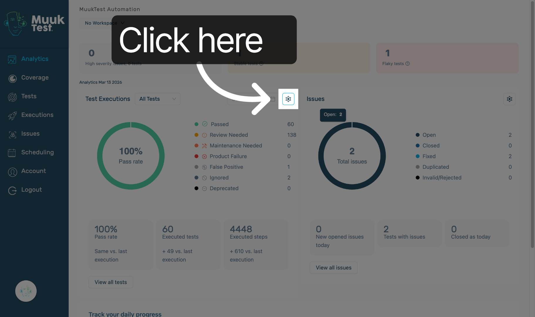Access Settings Section
