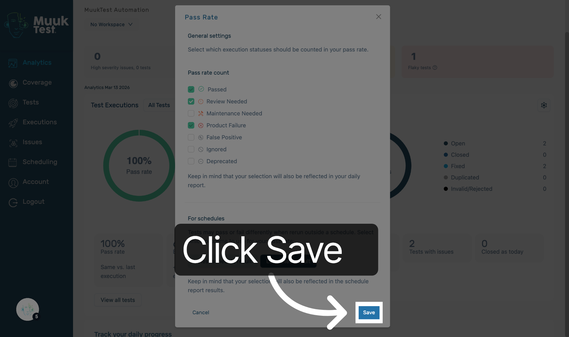 Save Current Changes