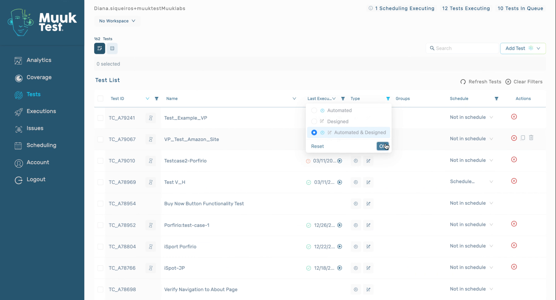Access Additional Filter Options