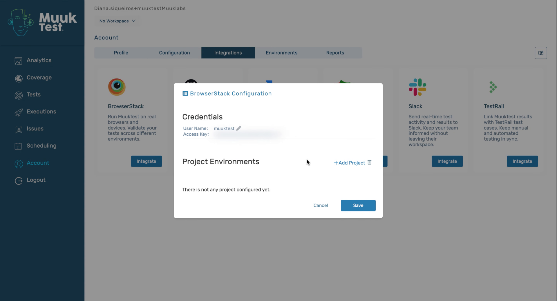 Add Testing Environments