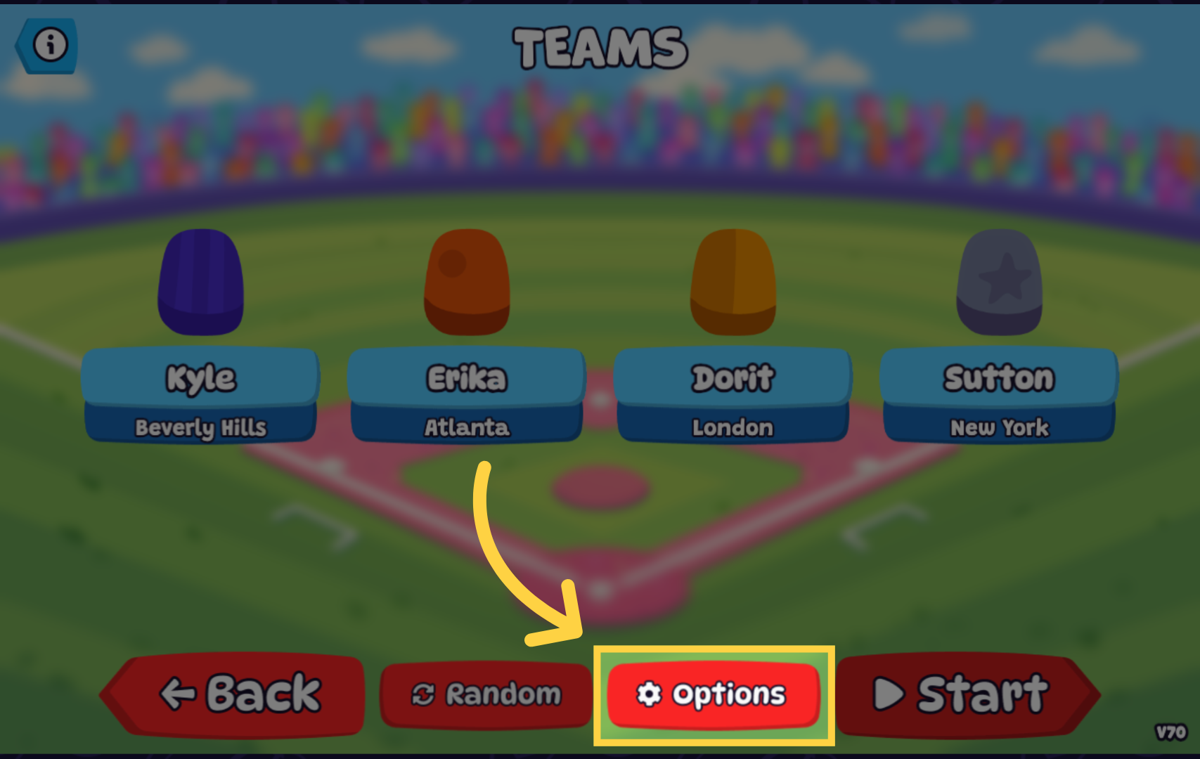 Click 'Options'