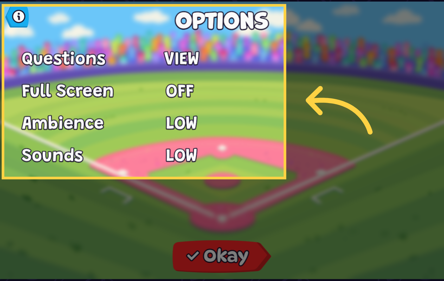 Options Menu