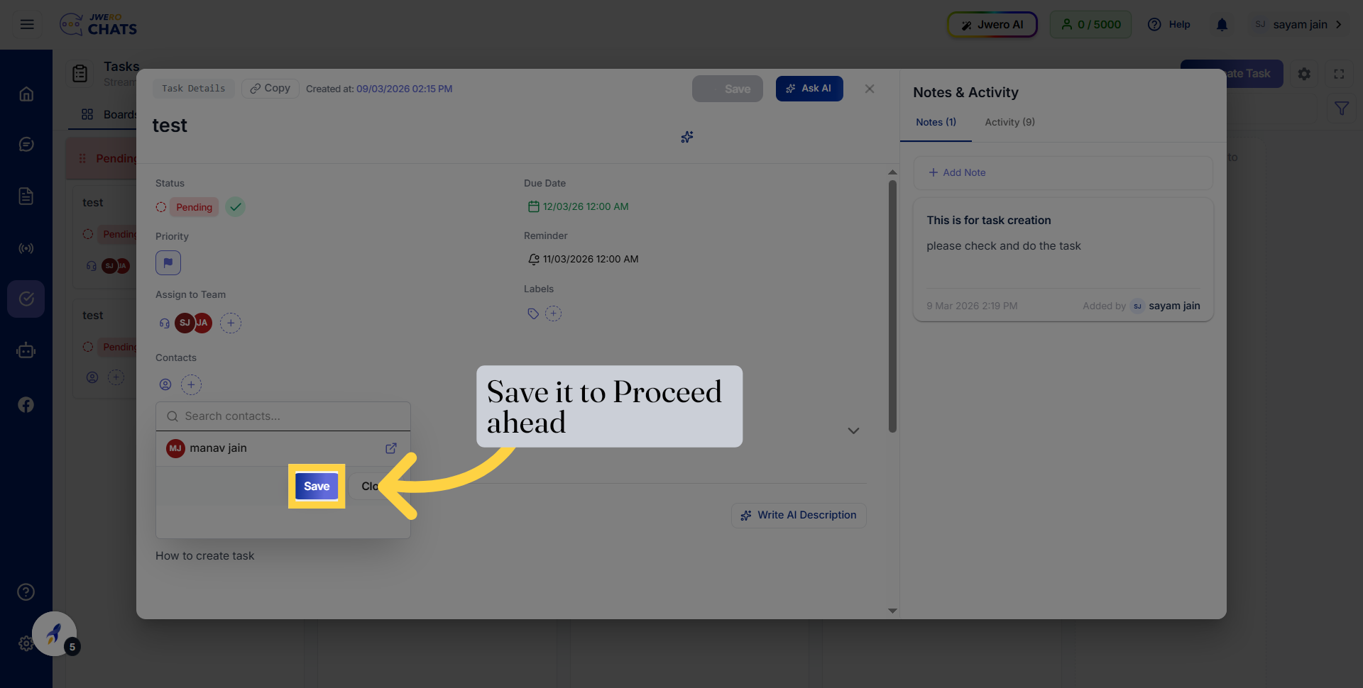 Save User Preferences