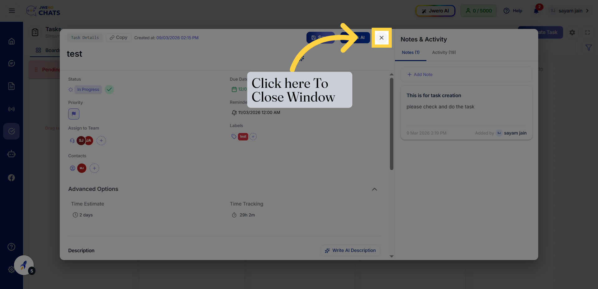 Click here To Close Window