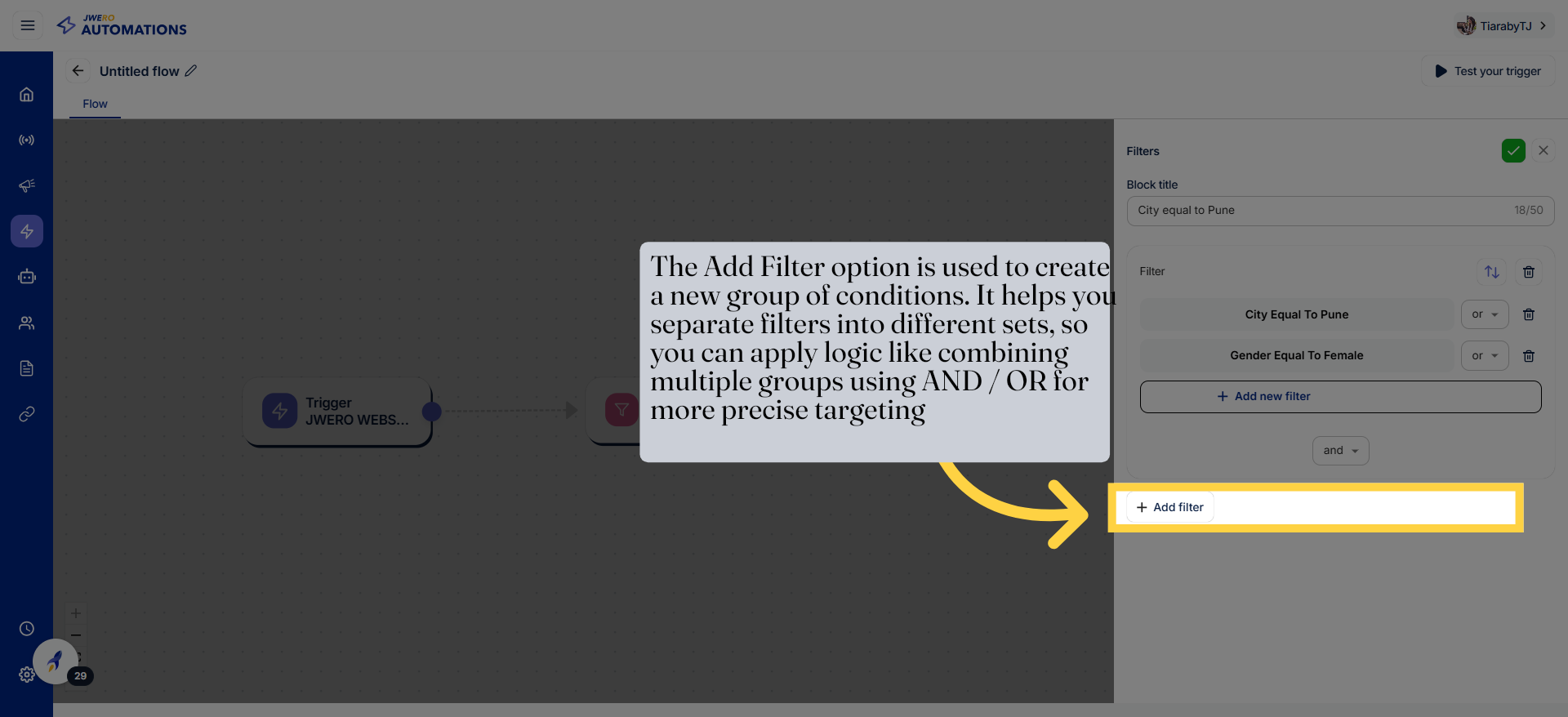 After entering all the details, click on this icon to save the details.