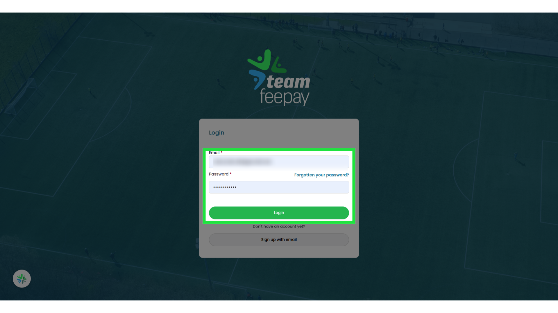 Click 'Login'
