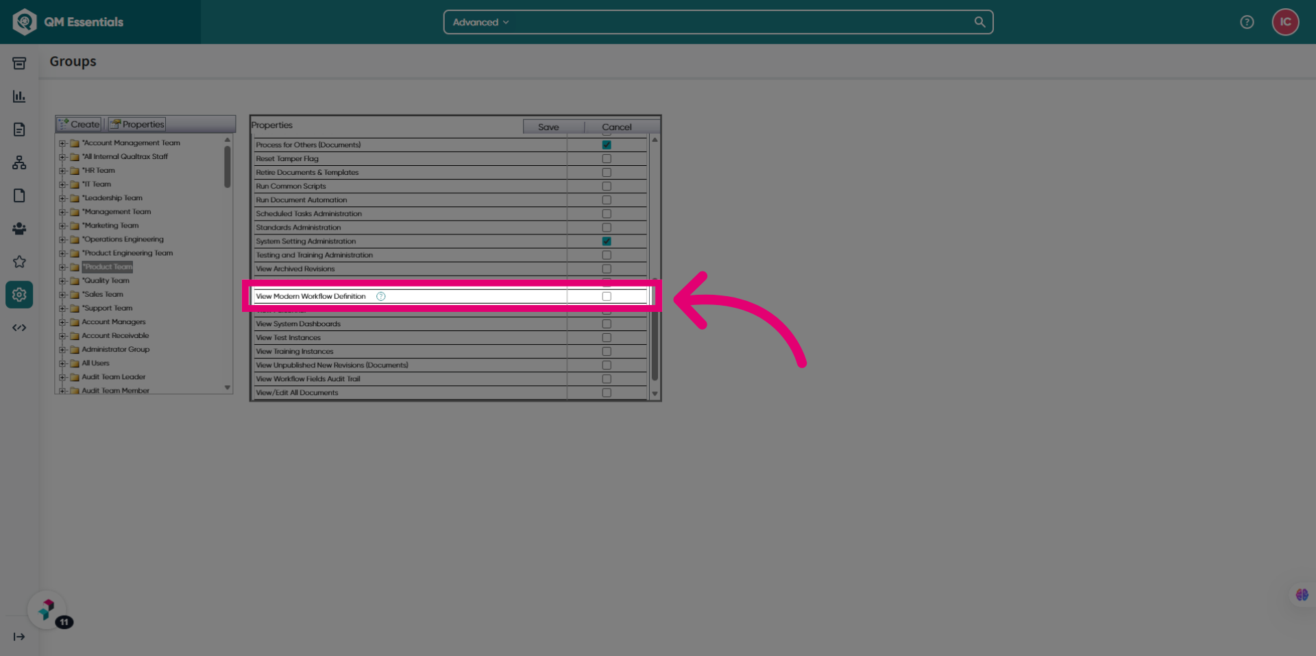 Tick 'View Modern Workflow Definition'
