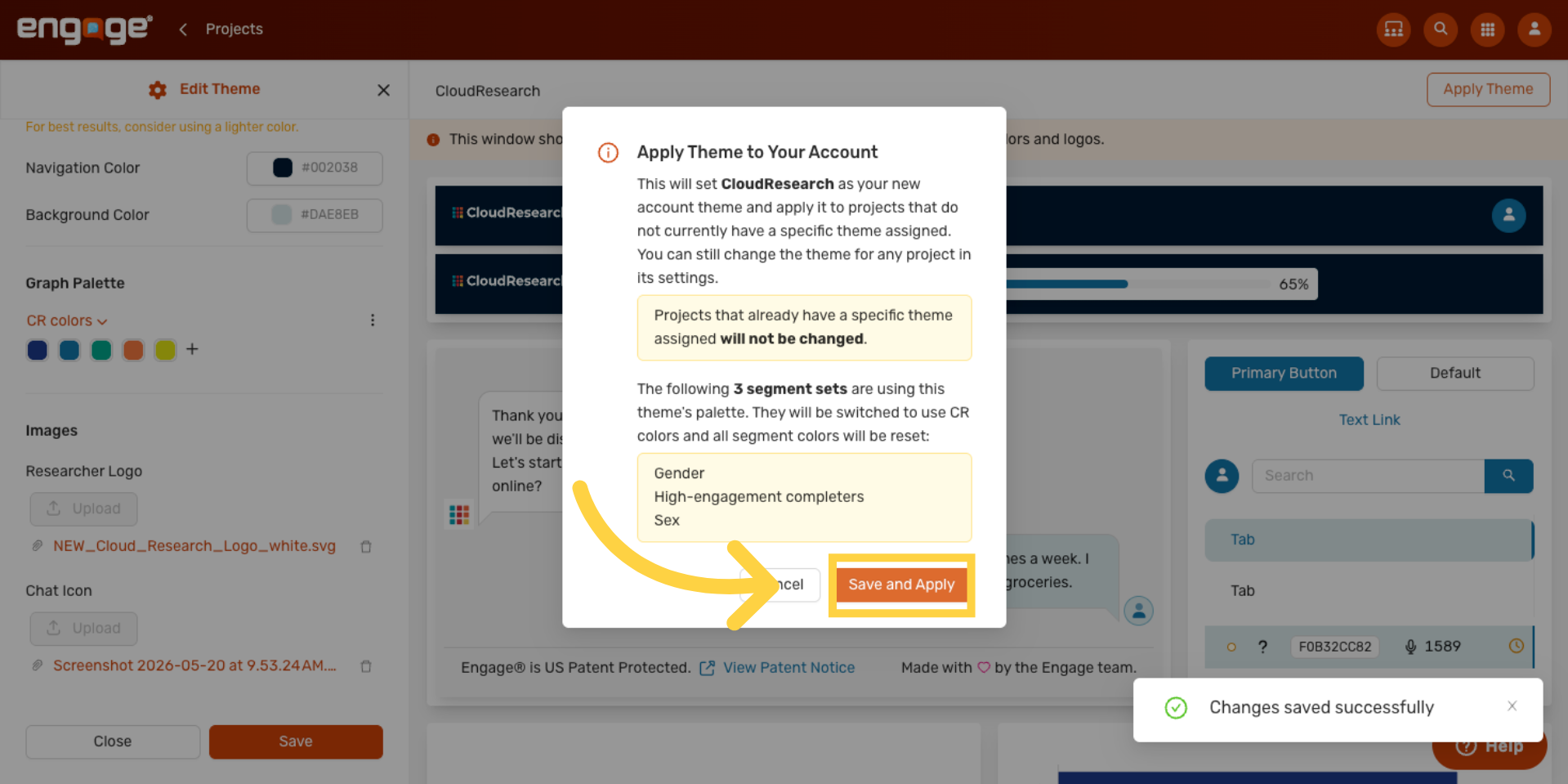 Confirm and Apply