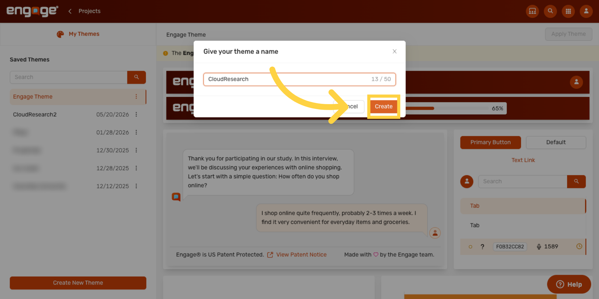 Open the Theme Editor
